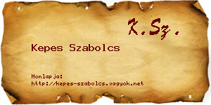 Kepes Szabolcs névjegykártya